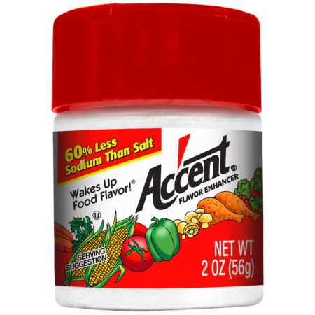Make your dishes more delicious with Ac'cent flavor enhancer! It's a versatile ingredient that can enhance the taste of any food.