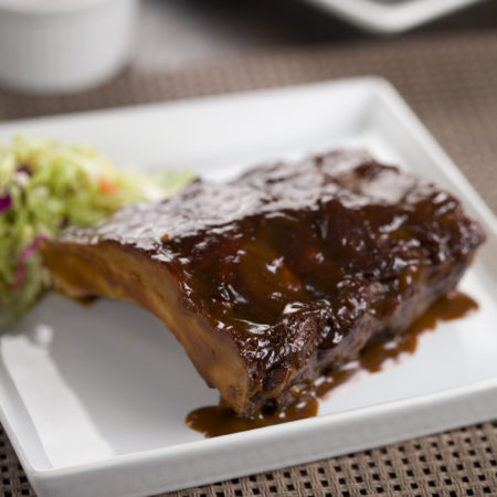 Image of Slow Roasted Baby Back Ribs With Beer BBQ Sauce